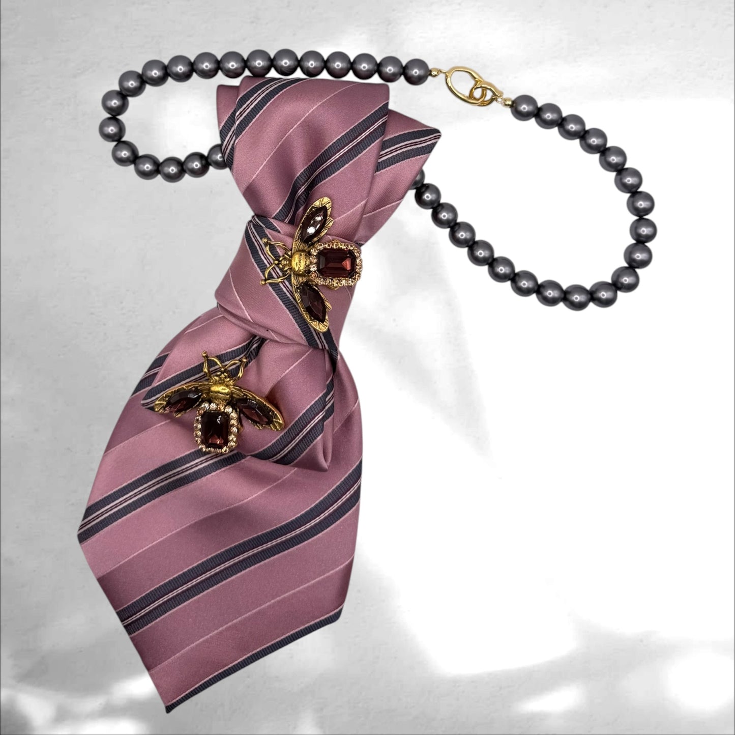 Tie Necklace - Pink Affair