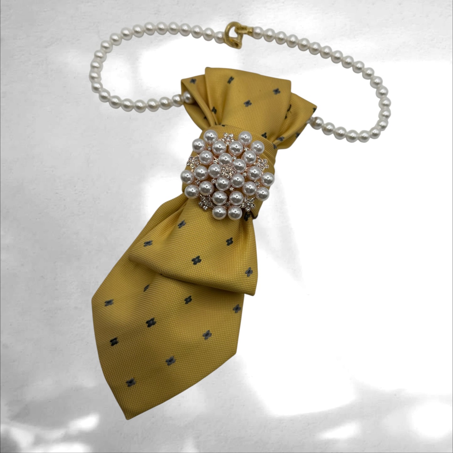 Tie Necklace - Perlmutt