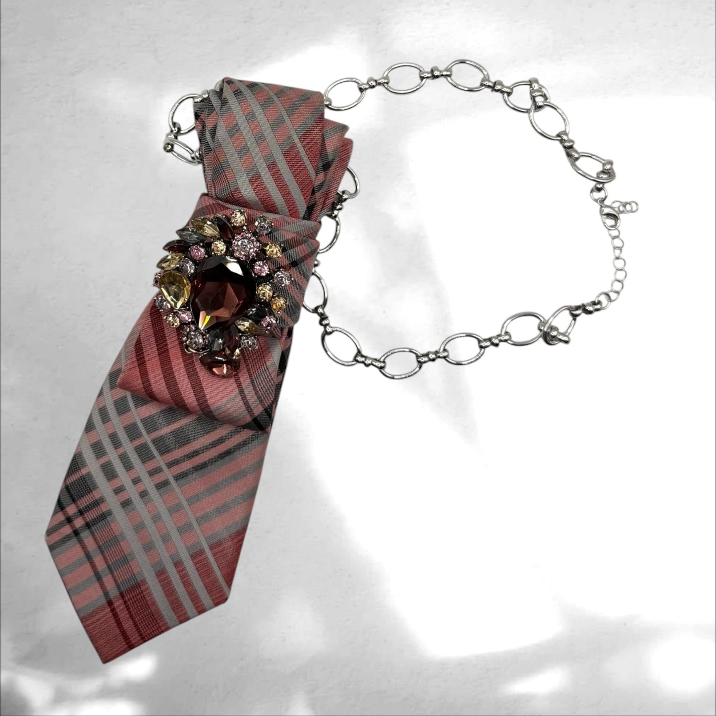 Tie Necklace - Pink Affair
