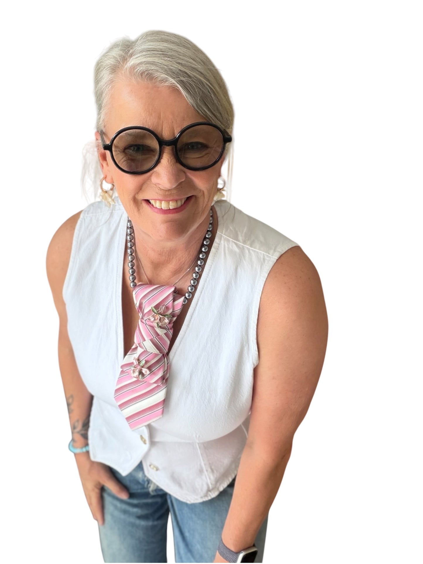 Tie Necklace - Pink Affair