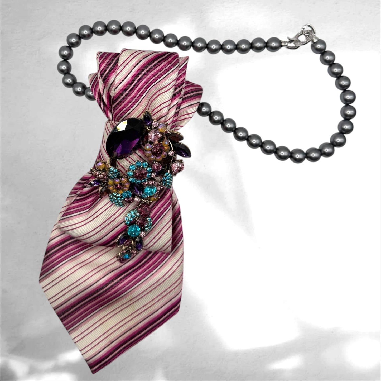 Tie Necklace - Pink Affair