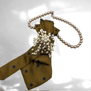 Tie Necklace - Perlmutt