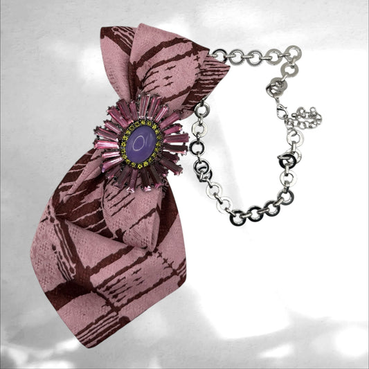 Tie Necklace - Pink Affair
