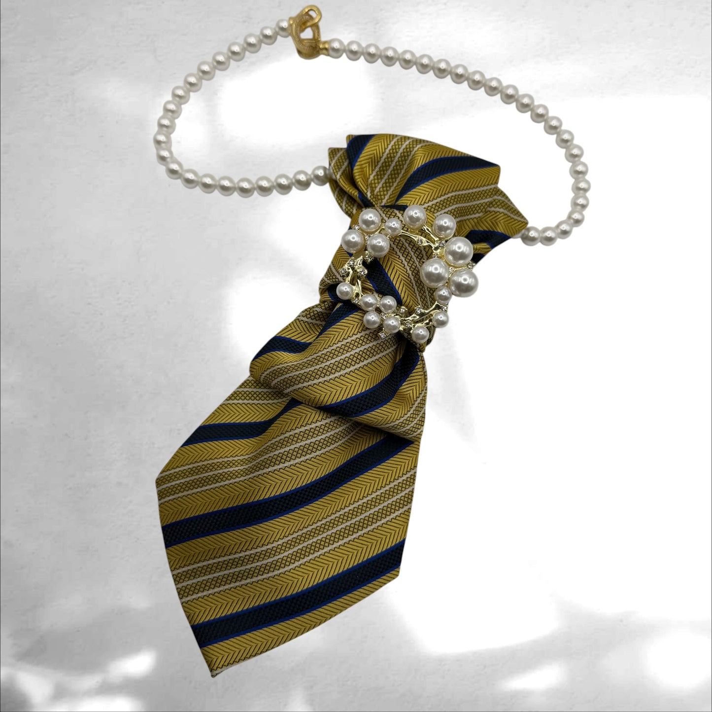 Tie Necklace - Perlmutt