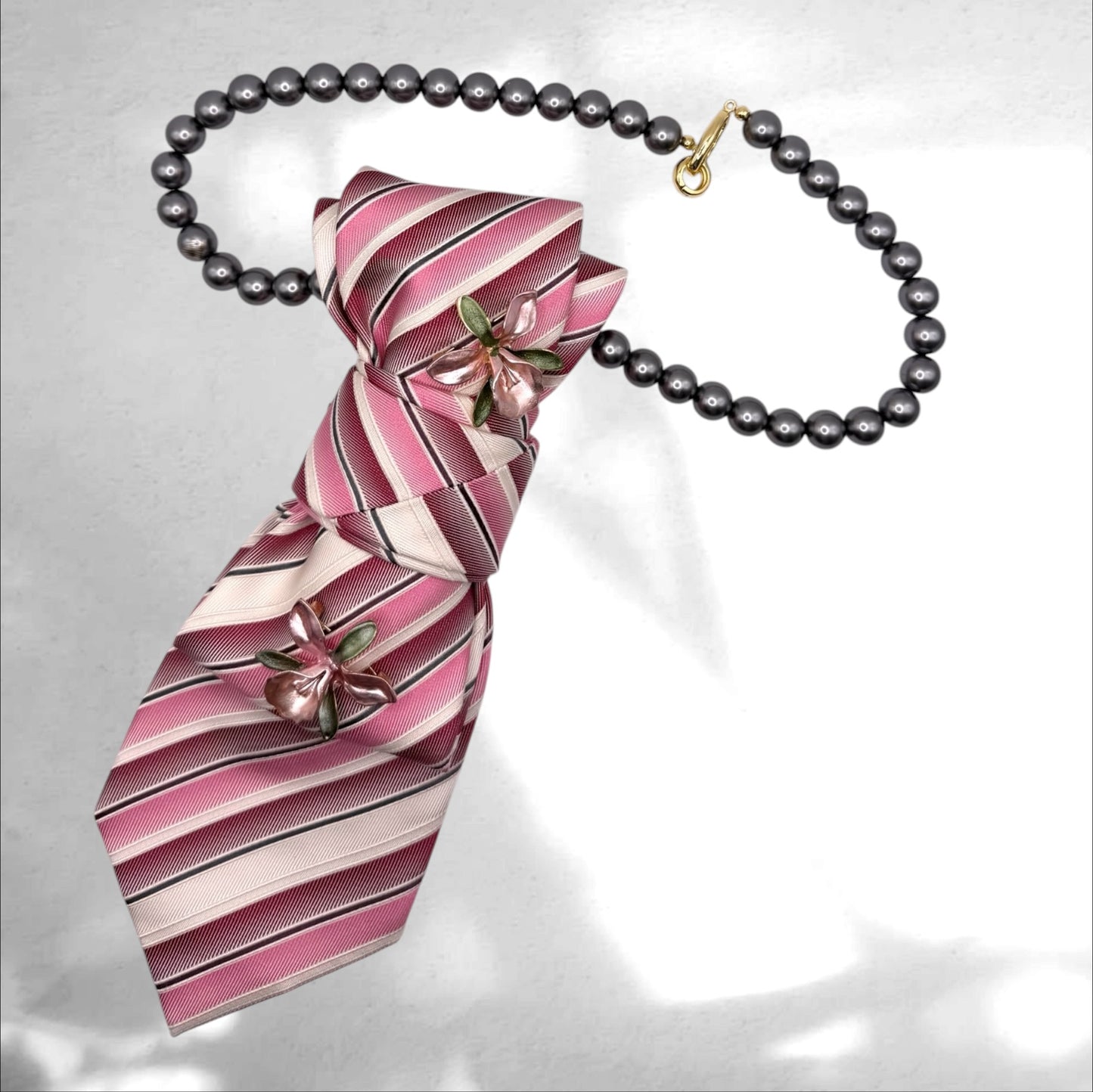 Tie Necklace - Pink Affair