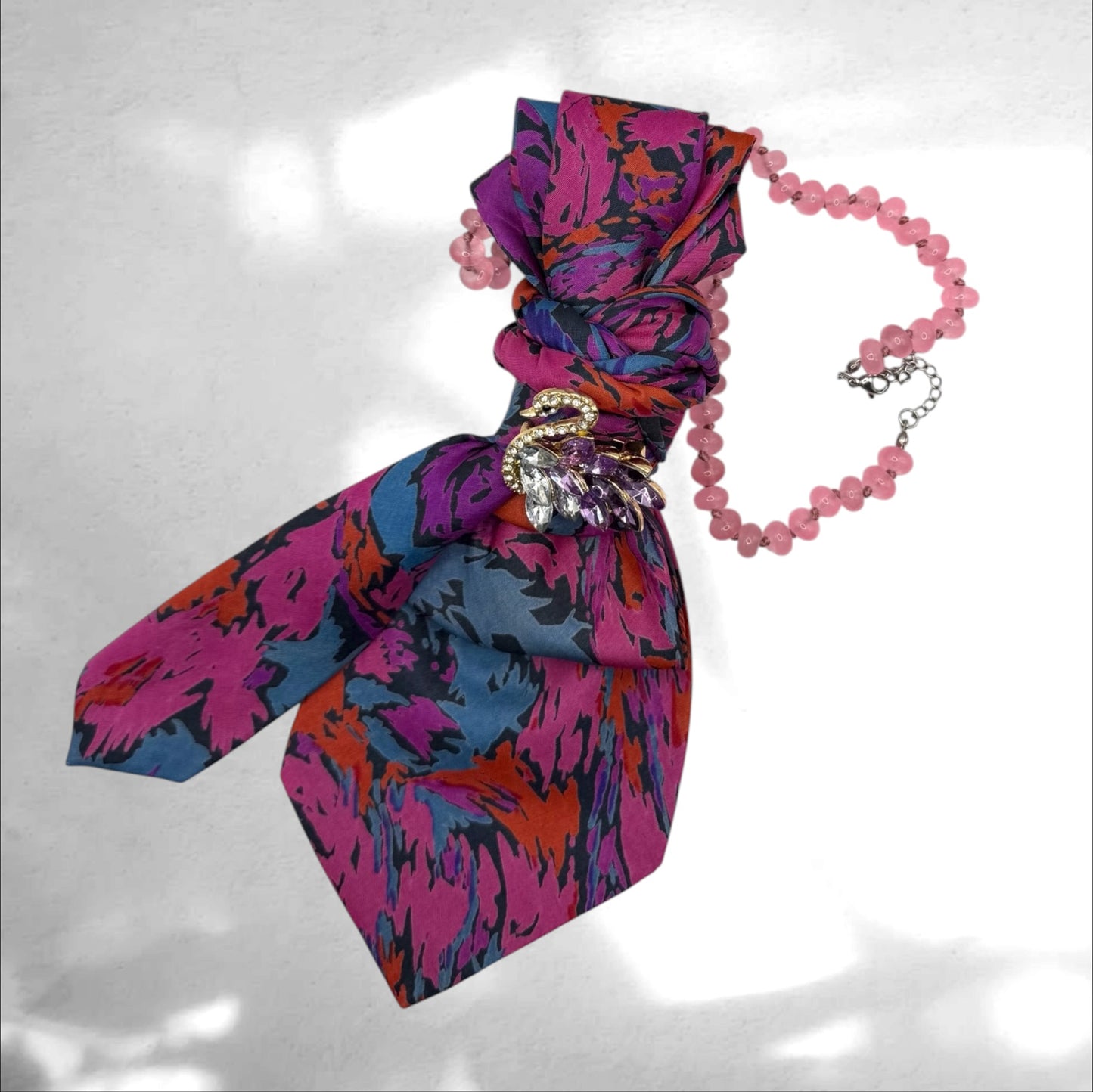 Tie Necklace - Pink Affair