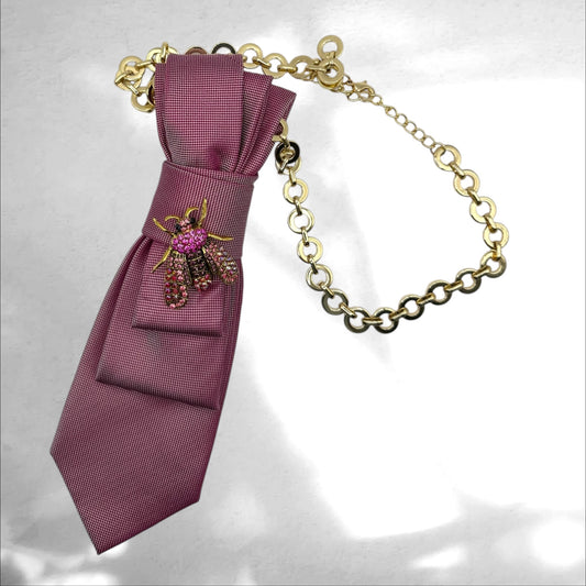 Tie Necklace - Pink Affair