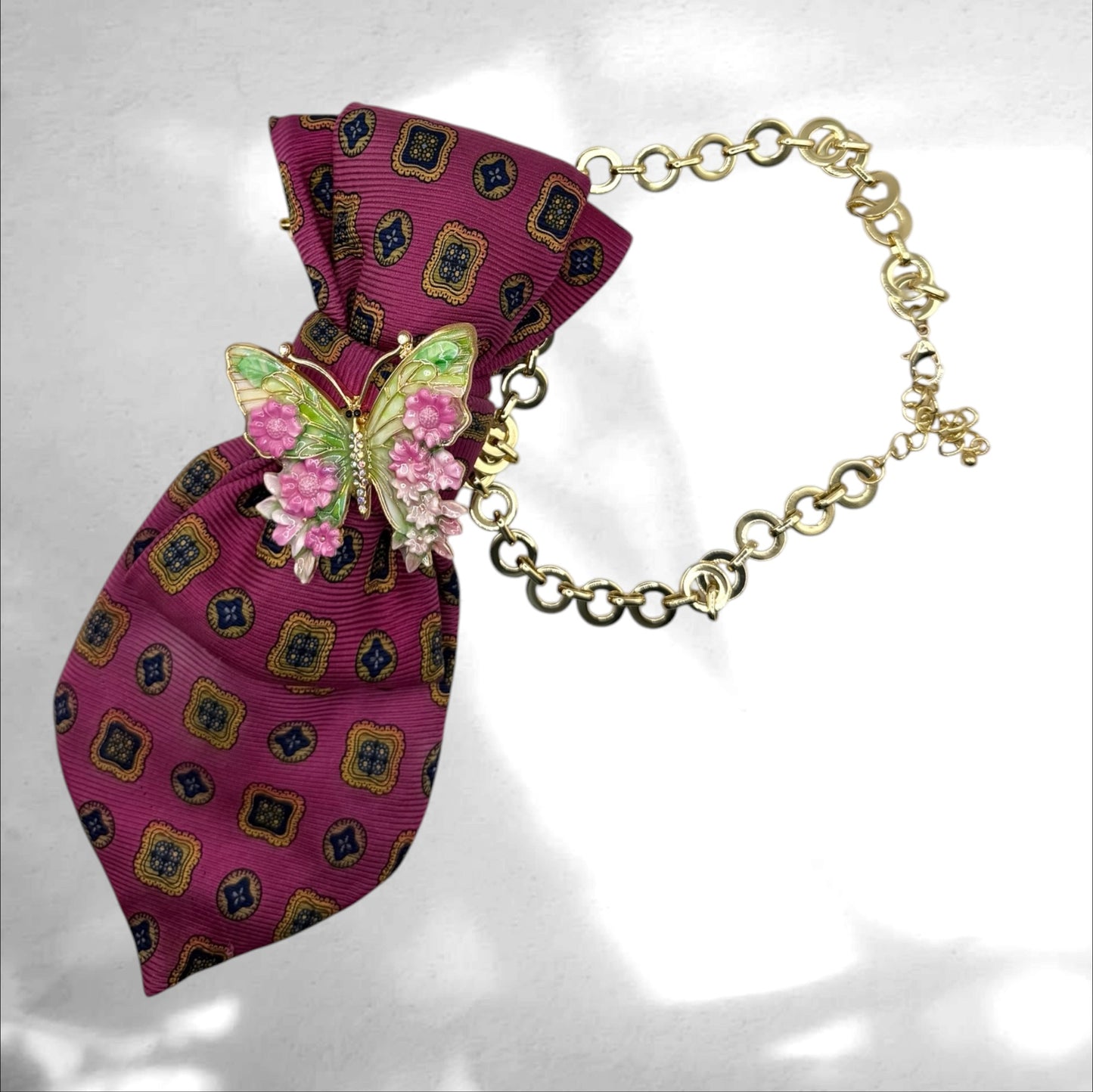 Tie Necklace - Pink Affair